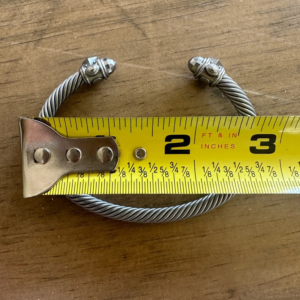 David yurman aluminum bracelet gray - Picture 5 of 6